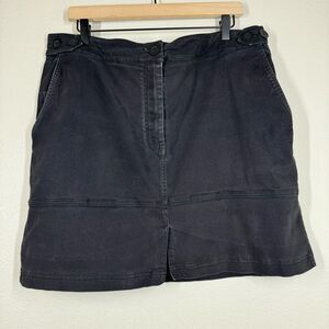 Wildfang The Essential Work Skirt Mini Black Utility Plus Size 1X